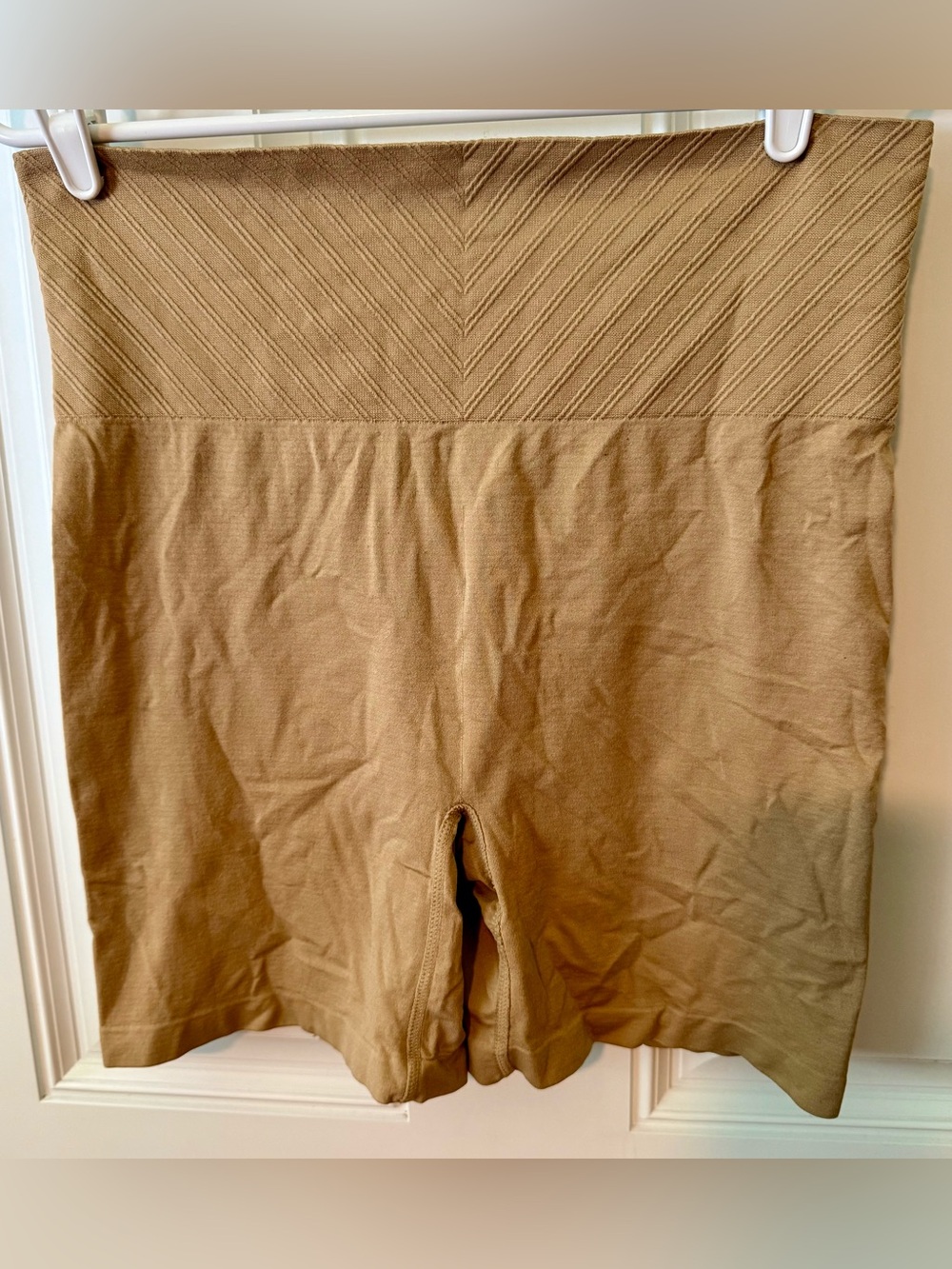 Dreamwear Ribbed Shaping Short in Tan